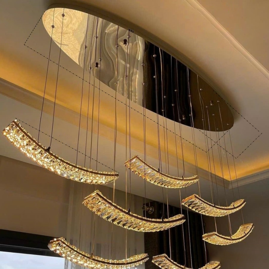 Đèn pha lê cao cấp - xu hướng nội thất sang trọng 2026