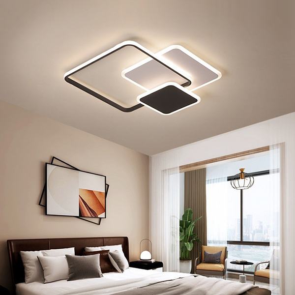 Đèn Ốp Trần Kiểu Bắc Âu 500x500mm KazynLight Kz032 AL-X1058A