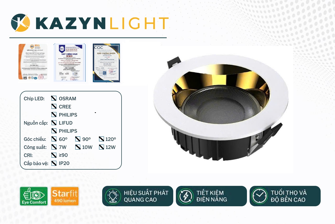 Âm trần Sportlight ALUX - KZ009CV